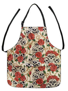 APR 1004 SKULLS PINK ROSE TATTOOO