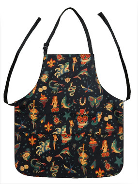 APR 1151 SKULLS TATTOO BLACK