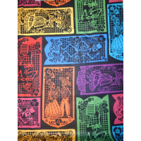 1053 SKULLS 1053 MI VIDA EN PAPEL FABRIC PATTERN