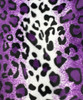 3069 LEOPARD PURPLE ANIMAL FUR