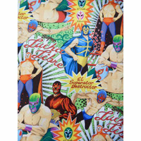 1550 SUPER LUCHA LIBRE FABRIC PATTERN