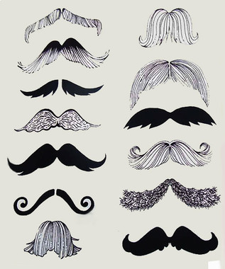 4125 WHERE'S MY STACHE MUSTACHE