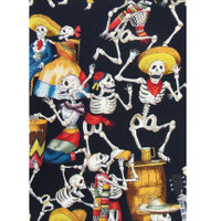 1001 SKULLS DAY OF THE DEATH 101 FABRIC PATTERN