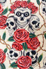 1004 SKULLS PINK ROSE TATTOOO