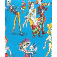 1020 SKULLS CALAVERAS 102 FABRIC PATTERN