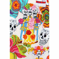 1023 SKULLS LOS NOVIOS 102 FABRIC PATTERN