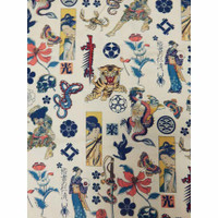 1154 SKULLS SKIN DEEP 101 TATTOO HALLOWEEN FABRIC PATTERN