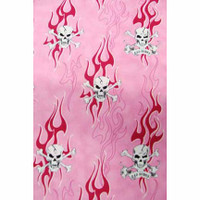 1257 SKULLS PIRATES AND FIRE 101 FABRIC PATTERN