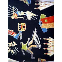 2062 SPORTS BOWLING 102 FABRIC PATTERN