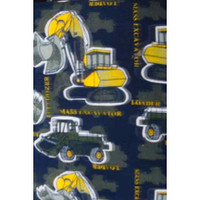 3142 CARS BULLDOZER 101 FABRIC PATTERN