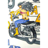 3201 CHOPPERS AND MOTORS 101 FABRIC PATTERN