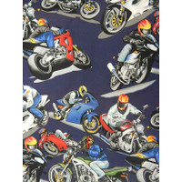 3216 CHOPPERS AND MOTORS SPORT BIKE FABRIC PATTERN
