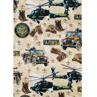 3352 AMERICAN HEROES US ARMY 101 FABRIC PATTERN