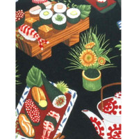 4011 FOOD SUSHI FABRIC PATTERN