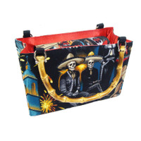  BXBAMBOO1038-5 FIESTA DE SAN MARCOS SKELETON SKULLS LATINO