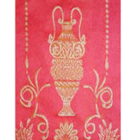 4516 ASIAN ORIENTAL VASE FABRIC PATTERN