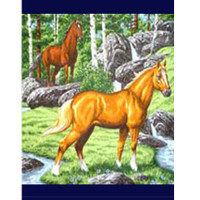5004 ANIMALS HORSE 104 WESTERN FABRIC PATTERN