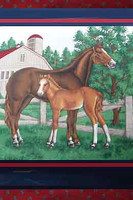 5011 ANIMALS HORSE 111 WESTERN FABRIC PATTERN
