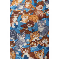 5102 ANIMALS CUTE KITTIES FABRIC PATTERN