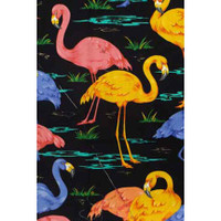 5155 ANIMALS FLAMINGO 101 BIRDS FABRIC PATTERN