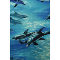 5203 ANIMAL MARINES DOLPHINS 104 FABRIC PATTERN