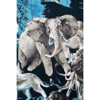 5251 ANIMALS MAMOOTH FABRIC PATTERN