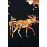 5256 ANIMALS MOOSE 101 FABRIC PATTERN