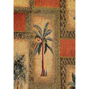 F-5721 PALM TREES HAWAIIAN FABRIC