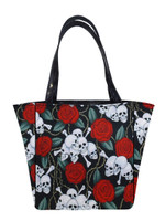 STRB 1007 SKULLS RED ROSES