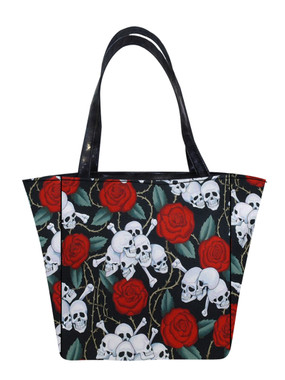 STRB 1007 SKULLS RED ROSES