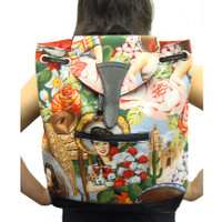 US HANDMADE BACKPACK WITH ADJUSTABLE HANDLE