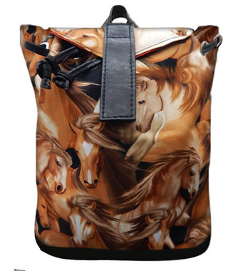 LBP 5014  MIX BROWN HORSES