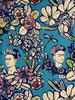 1571 FRIDA AND FLOWERS BLUE
