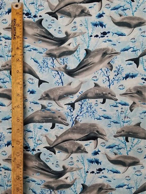 5171 SWIMMING DOLPHINS