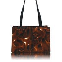 BX1202 SKULLS ON FIRE 102 SKELETON PATTERN