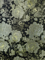4450 ASIAN FLOWERS BLACK