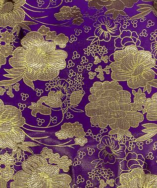 4451 ASIAN FLOWERS PURPLE