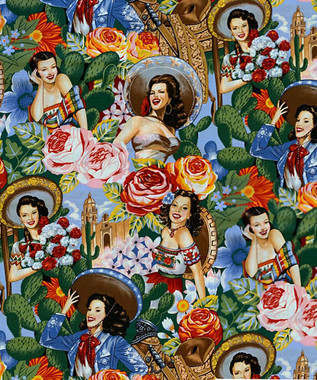 1519 SENORITA PIN UP GIRL