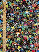 1076 PACKED OF DANCING SKULLS