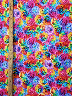5769 PACKAGE RAINBOW ROSES