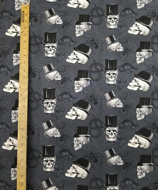1371 SKULLS IN TOP HATS