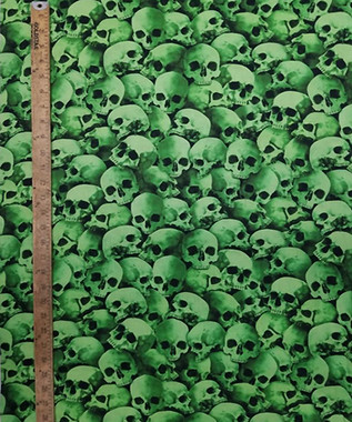 1372 PACKED OF GREEN SKULLS