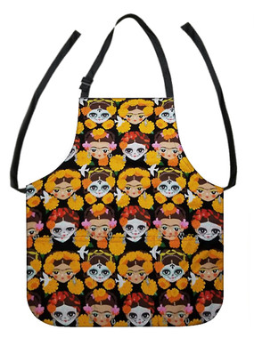 APR 1572 FRIDA FACES BLACK