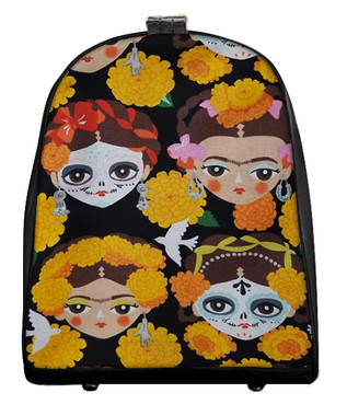 MIBP 1572 FRIDA FACES BLACK