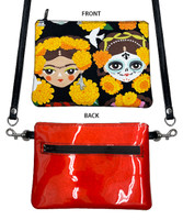 CLPB 1573 SH RED FRIDA FACES BLACK