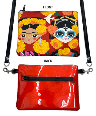 CLPB 1573 SH RED FRIDA FACES RED