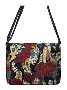 LLCM 1064-SH BLACK VINTAGE NOCTURNA PIN-UP GIRLS