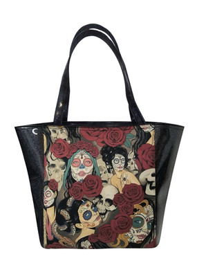 STRB 1064-SH BLACK VINTAGE NOCTURNA PIN-UP GIRLS