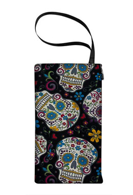 LCB 1047 FOLKLORIC SUGAR SKULLS BLACK