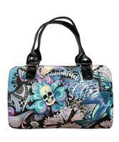 DRB 1367 SKULLS FLORAL BUTTERFLY